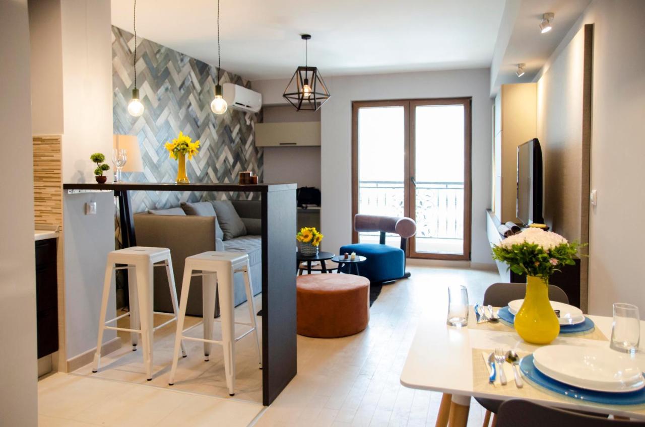 Stylish Studio, Skopje Centre - Private Parking - Panoramic Views Exterior photo